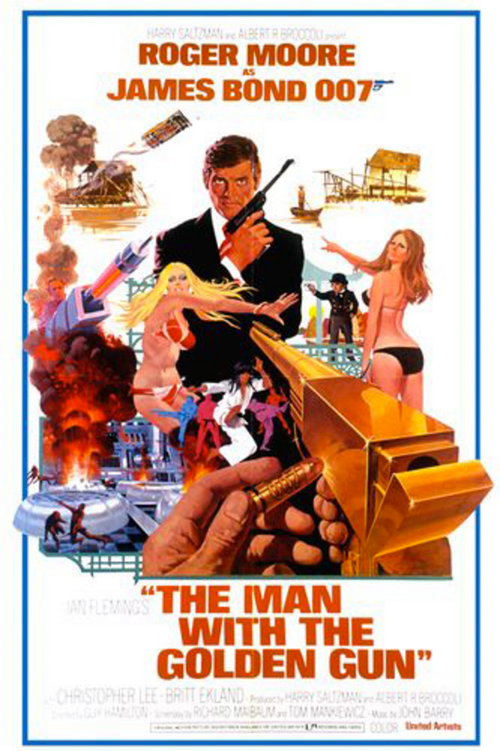The Man With The Golden Gun Poster